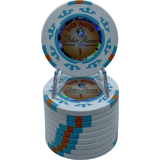 The NUTS Poker Room – Cashgame žetonų rinkinys (500 vnt.)