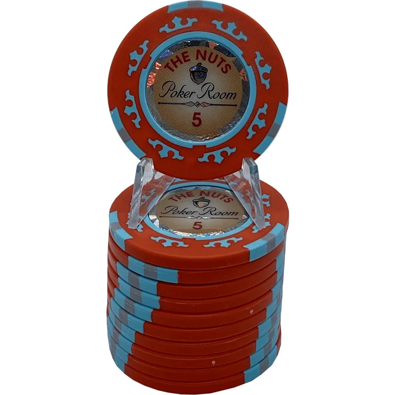 The NUTS Poker Room – Cashgame žetonų rinkinys (500 vnt.)