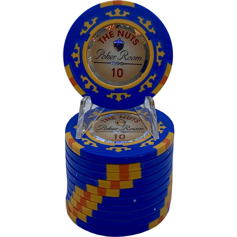 The NUTS Poker Room – Cashgame žetonų rinkinys (500 vnt.)