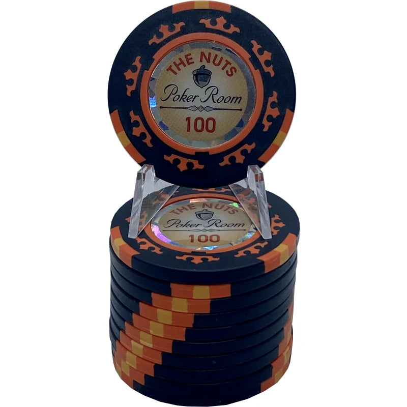 The NUTS Poker Room – Cashgame žetonų rinkinys (500 vnt.)